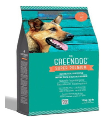 Alimento The Green Dog Super Premium  para perro adulto todos los tamaños sabor mix en bolsa de 15 kg