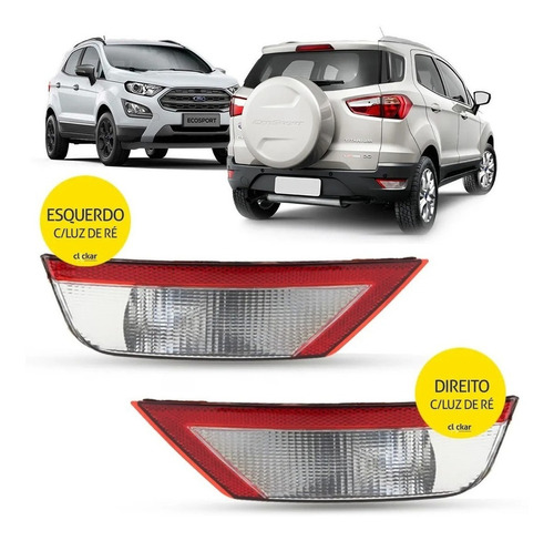 Juego X 2 Faros Ford Ecosport Kinetic 2013 14 15 16 17 Orig