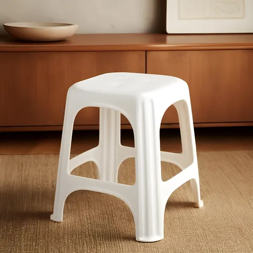 Banqueta Plastica Tramontina Niteroi Branca