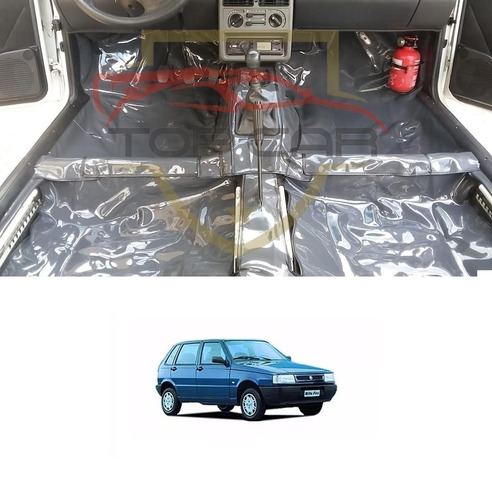 Revestimento Assoalho Verniz Fiat Uno Até 1998