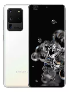 Samsung Galaxy S20 Ultra 5g Dual Sim 128 Gb Cloud White 12 Gb Ram Desbloqueado Grado A+