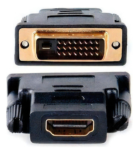 Adaptador Dvi Para Hdmi Lelong Com Pontas Banhadas A Ouro