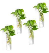 Comprar Vumdua Maceta Colgante Pared 4 Vidrio Terrario Recipiente