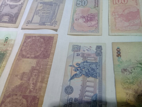 Billetes Antiguos Coleccionables De México Y Sudamérica (Usado)