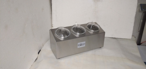 Imagen 4 de 5 de Salsera O Porta Toppings De 3 Tazas