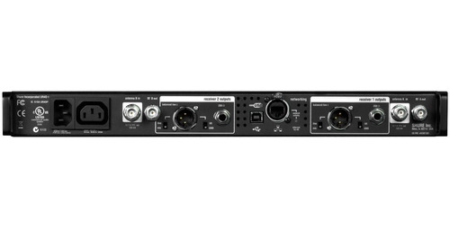 Shure Ur4d+ Receptor Doble Para Sistema Inalámbrico Uhf-r
