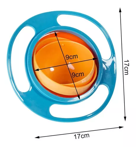 Prato Giratório Infantil Bebê Pratinho Mágico 360 Não Derrama A