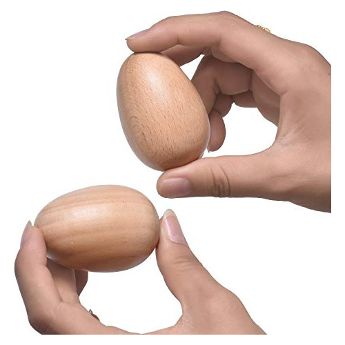 Juego De Agitadores De Huevos De Madera, Instrumentos M...