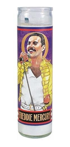 Vela Secular Saint De Freddie Mercury - Votiva De Oración De