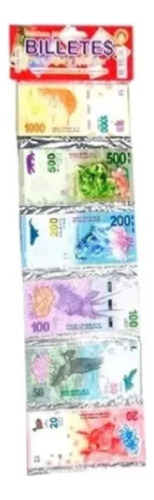 Dinero Juguete X 80 Billetes Argentinos Didáctico