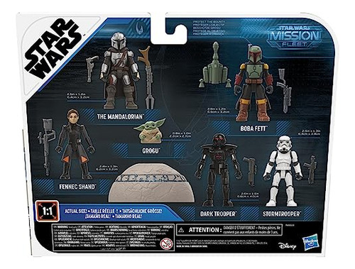 Figura De Acción Star Wars Mission Fleet Mandalorian 6.5 Cm