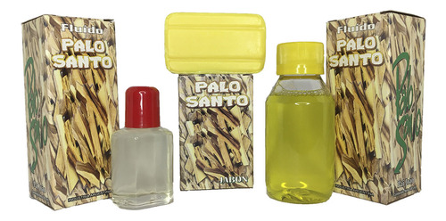 Combo Fluido Jabon Aroma Tapa A Rosca Palo Santo Pai Joao