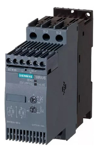 Arrancador Suave Marca Siemens 3rw3027-1bb04 7.5 H.p. 24 V