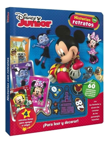 Disney Junior - Historias Con Retratos, De No Aplica. Editorial Lexus, Tapa Dura En Español