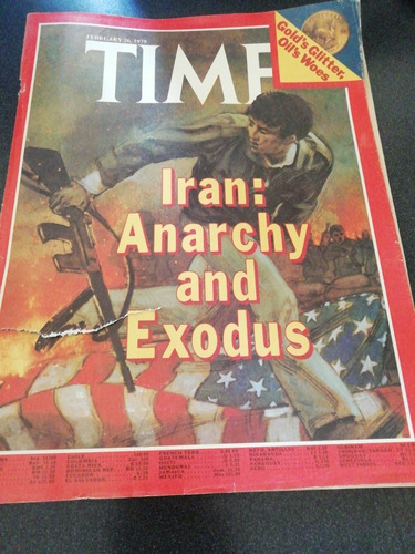 Revista Time Irán Anarchy And Exodus