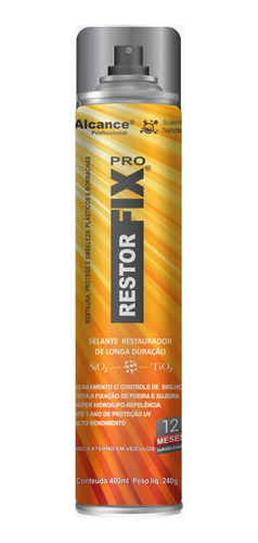 Restorfix Pro 400ml Restaura Plásticos Externos Alcance