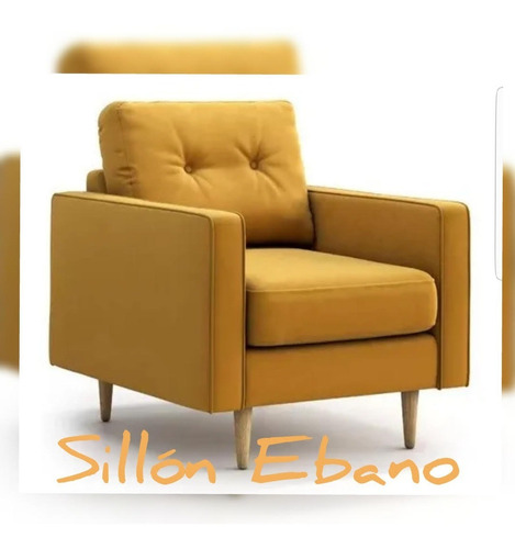 Sillón Sofa Ebano 1 Cuerpo