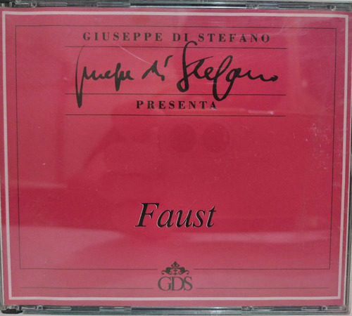 Giuseppe Di Stefano  Presenta Faust Cd X3 Italy 1989