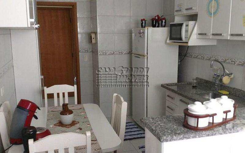 Imagem 7 de 9 de Excelente Apartamento Mobiliado Em Praia Grande, Vila Tupi. - V5638