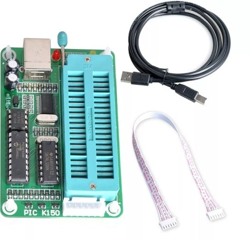 Pic K150 Microcontrolador Y Memorias + Usb Y Zócalo Zif Icsp