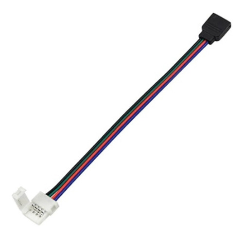 Union Hembra Con Cable Para Cinta Tira Led Rgb 4 Pines