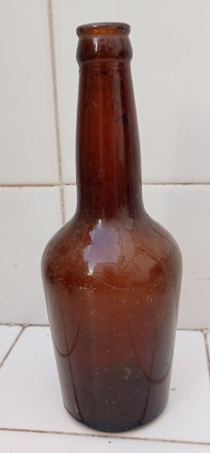 Antigua Botella Porron Cerveza Pico Chapita Chica (Usado)