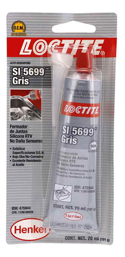 Silicona Grey 70 Ml Gris Loctite 0000000475944