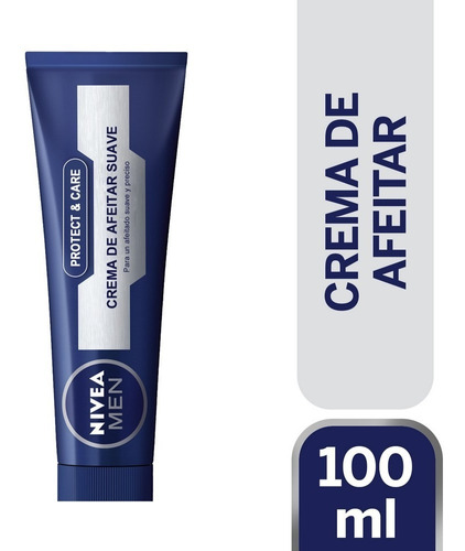 Crema De Afeitar Nivea Men, Piel Normal, 100 Ml. / Unidad