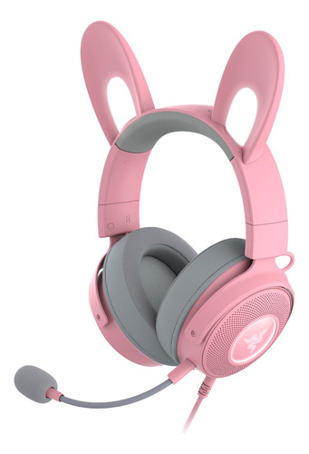 Audífonos Gamer Razer Kraken Kitty V2 Pro Rgb Color Quartz Pink