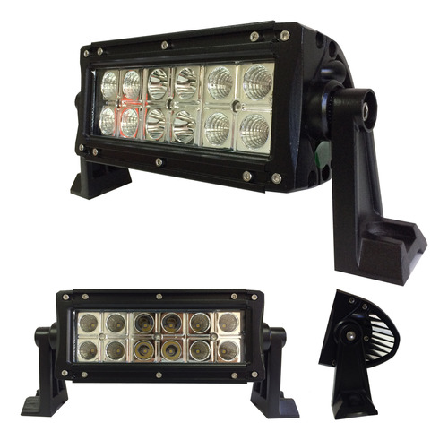 Faro Barra 12 Led 19cm 36w Moto Cuatri Camioneta 4x4 C Sopor