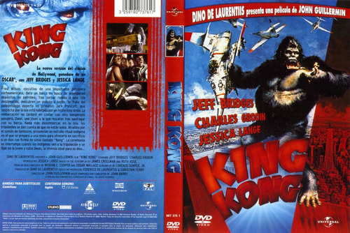 King Kong - Jessica Lange - Dvd