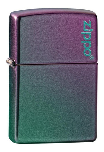 Encendedor Zippo Classic Iridescent Matte Logo