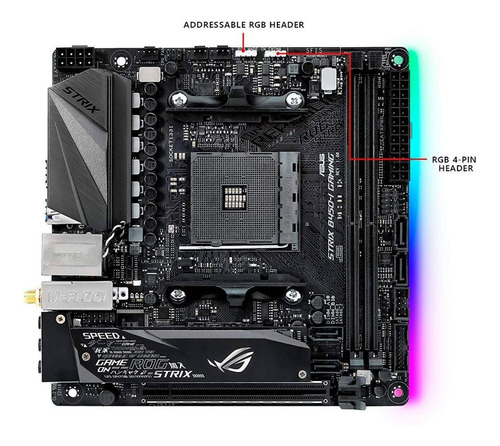 Tarjeta Madre Asus Rog Strix B450-i Gaming Socket Am4 Ddr4