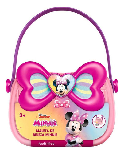 Maleta Beleza Minnie Disney Com Acessórios Multikids