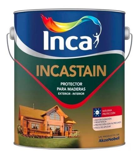 Incastain Protector Para Madera 1lt Incoloro