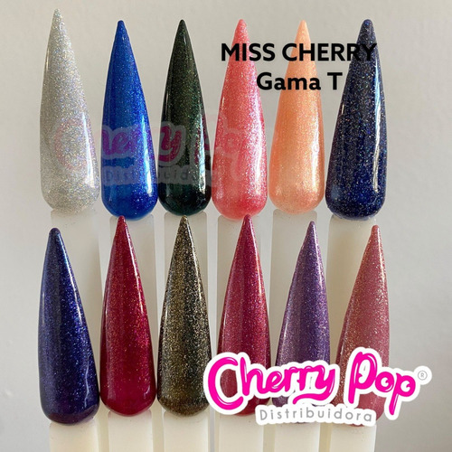 Nuevas Gamas 12 Geles Miss Cherry E1, F1, M1 Y Más... Color Gama T