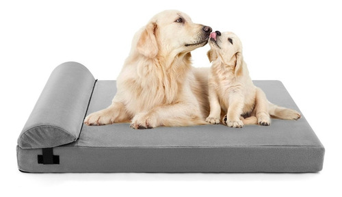 Colchoneta Para Perros Con Espuma  Memory Foam  Extragrande