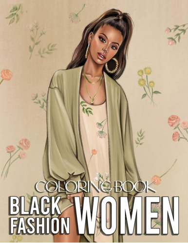  Livro: Livro Para Colorir De Moda Feminina Negra: Páginas P