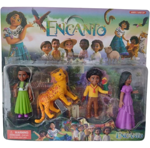 Set Muñecos X4 Encanto Familia Figura Coleccionable Juguetes