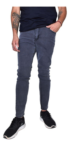 Pantalón Jean Hombre Slim Elastizado Premium 