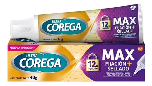 Ultra Corega Máximo Sellado Crema Adhesiva Prótesis Dentales