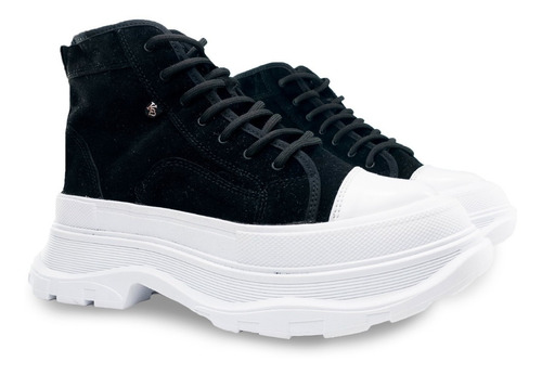 Imagen 4 de 4 de Botas Dama Suela Alta Super Comodas