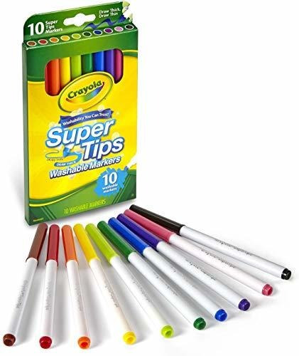 Crayola Super Tips Markers, Markable Markers, 10count.