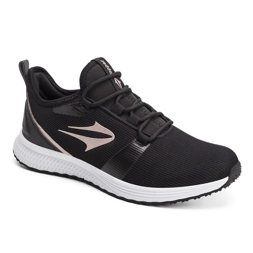 Zapatillas Topper Squat Estilo Deportivo Negro Y Rosa Mujer