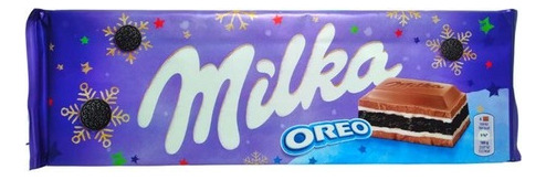 Chocolate Ao Leite Dos Alpes Com Recheio De Oreo Milka 300g