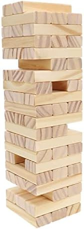 We Games Torre Apilable De Bloques De Madera, Juego De Apila