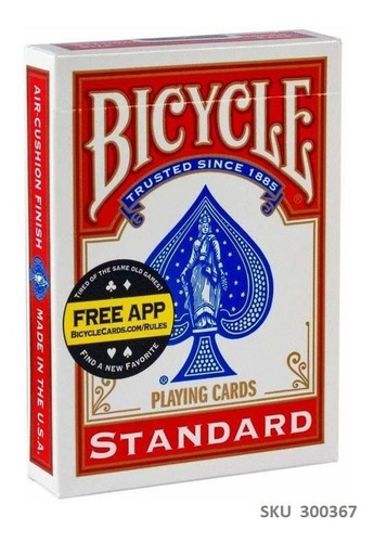 Cartas Baraja Bicycle Poker Black Jack Stanard Importada W01