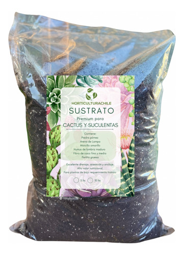 Sustrato Premium Cactus Y Suculentas 5 Litros