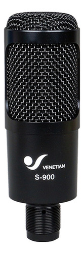 Micrófono Venetian S-900 Condensador Cardioide Color Negro