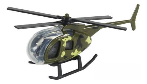 New 4 Helicóptero De Aleación Fundido A Escala 1/64, 4
